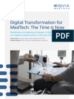 Digital Transformation For Medtech