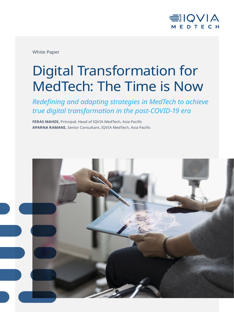 MedTech Digital Transformation Insights | PDF | Artificial Intelligence ...