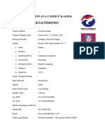 Daftar Riwayat Hidup Kader