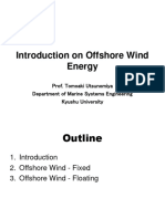 Week3 - 20211108 - Introduction of Offshore Wind Energy
