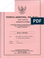 Akta Pendirian Pt. Mitra Gastro Nusantara