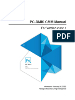Eng Pcdmis 2022.1 CMM Manual