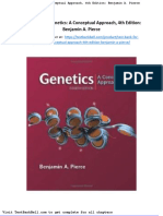 Test Bank For Genetics A Conceptual Approach 4th Edition Benjamin A Pierce