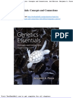 Test Bank For Genetics Essentials Concepts and Connections 2nd Edition Benjamin A Pierce