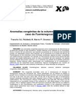 Anomalías Congénitas de La Columna Vertebral