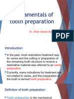 Fundamentals of Tooth Preparation