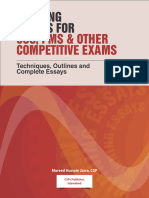 Winning Essays (techniques, outlines, complete essays) (free download)