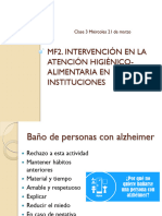 MF2. Intervención en La Atención Higiénico-Alimentaria en Instituciones Clase 3