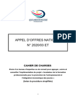 Cahier Des Charges 2020-03 ET VF