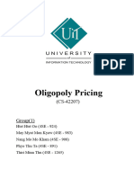 Oligopoly Pricing (Report)