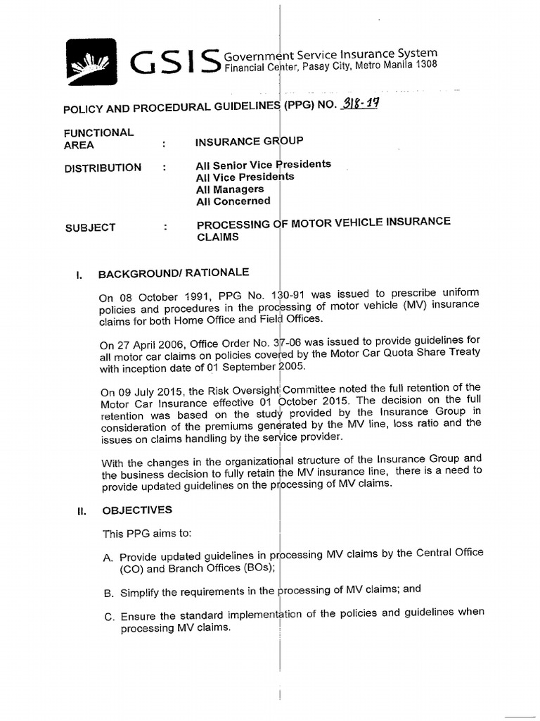 Gsis MV Insurance 20200930 PPG 318 17 | PDF