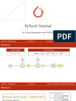 Lecture 05 Linear Regression With PyTorch