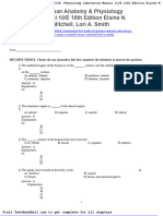 Test Bank For Human Anatomy Physiology Laboratory Manual 10 e 10th Edition Elaine N Marieb Susan J Mitchell Lori A Smith