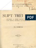 România Contemporană de La 1904 La 1930 Supt Trei Regi Istorie A Unei Lupte Pentru Ideal Moral Şi Naţional