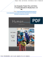 Test Bank For Human Geography People Place and Culture 10th Edition Erin H Fouberg Alexander B Murphy Harm J de Blij