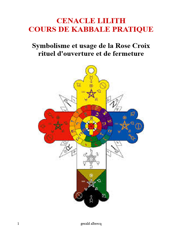 Symbolisme et Rituel de la Rose-Croix | PDF | Alchimie | Couleur