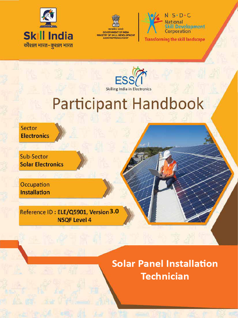 Solar Panel Installtion Technician Pdf Photovoltaic System Solar