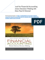 Solution Manual For Financial Accounting Tools For Business Decision Making 6th Canadian Edition Paul D Kimmel