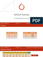 Lecture 07 Multiple Dimension Input