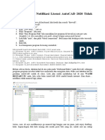 Cara Mengatasi Notifikasi Lisensi AutoCAD 2020 Tidak Valid