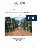 OWAP-Meñebai - Marzo - 2023 Informe de Impactos Por Construcción de Carretera Arajuno - Toñampare