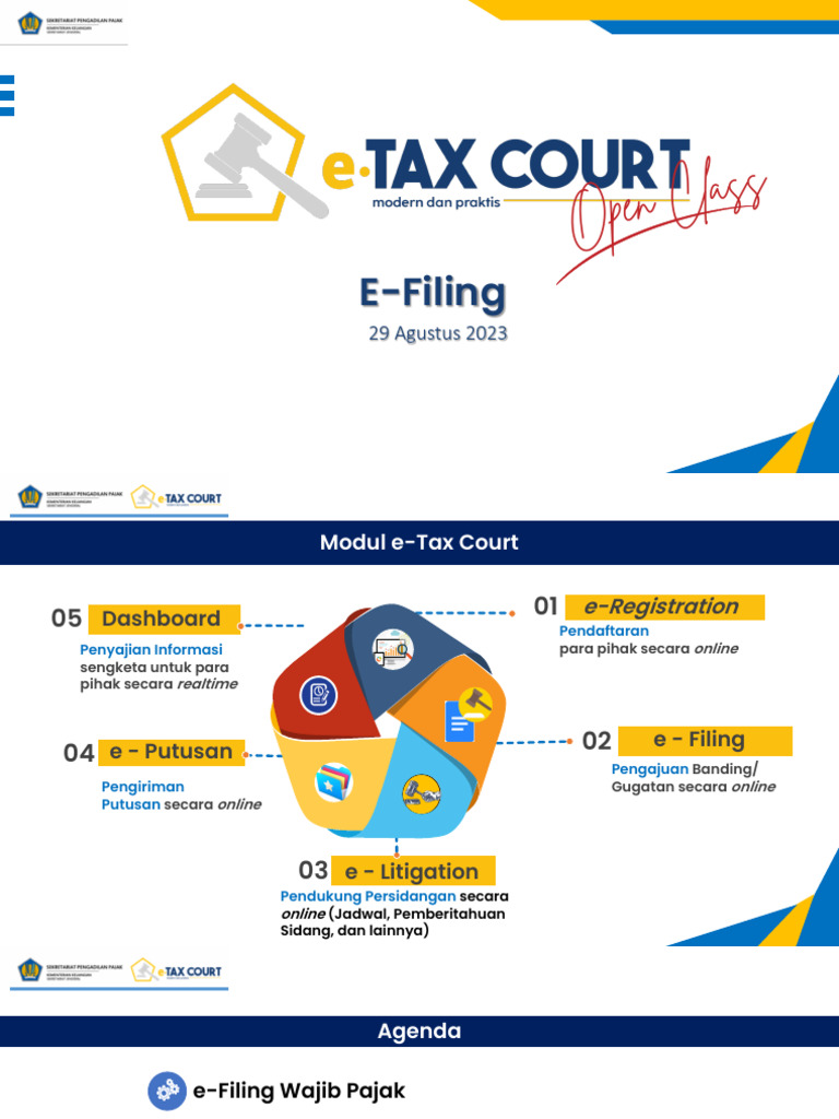 Open Class E Filing E Tax Court Pdf