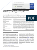 Optimization of Bioremediation of 2,4-DCP Using GA - Water Research 2009