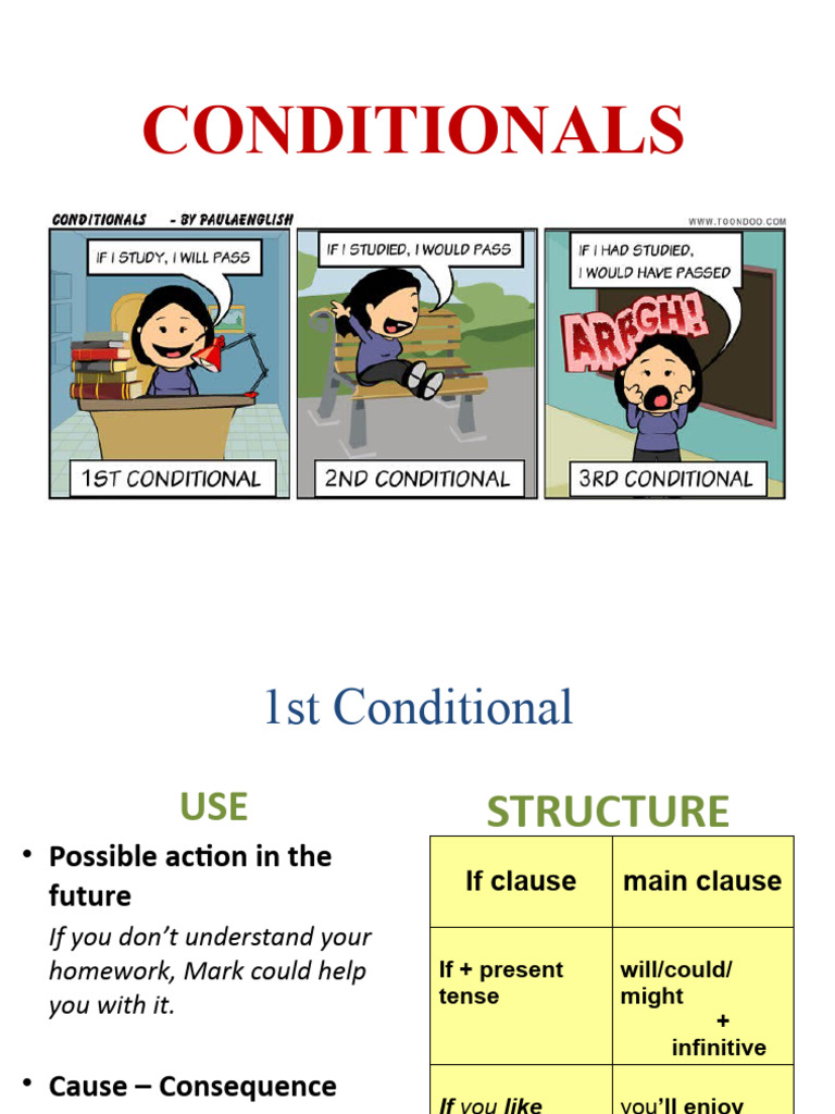 Conditionals | PDF | Language Arts & Discipline | Wellness