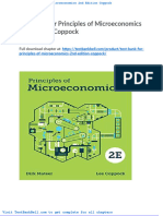 Test Bank For Principles of Microeconomics 2nd Edition Coppock