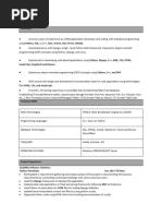 Bhargavi Resume