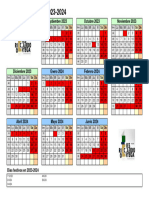 Calendario Escolar 2023 2024