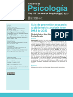 Suarez-Soto Et Al.,2022 - Suicide Prevention: Bibliometric Analysis