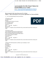 Test Bank For Macroeconomics For Life Smart Choices For All2nd Edition Avi J Cohen