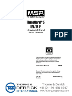 MSA FlameGard 5 UV IR E Flame Detector User Manual