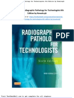 Test Bank For Radiographic Pathology For Technologists 6th Edition by Kowalczyk