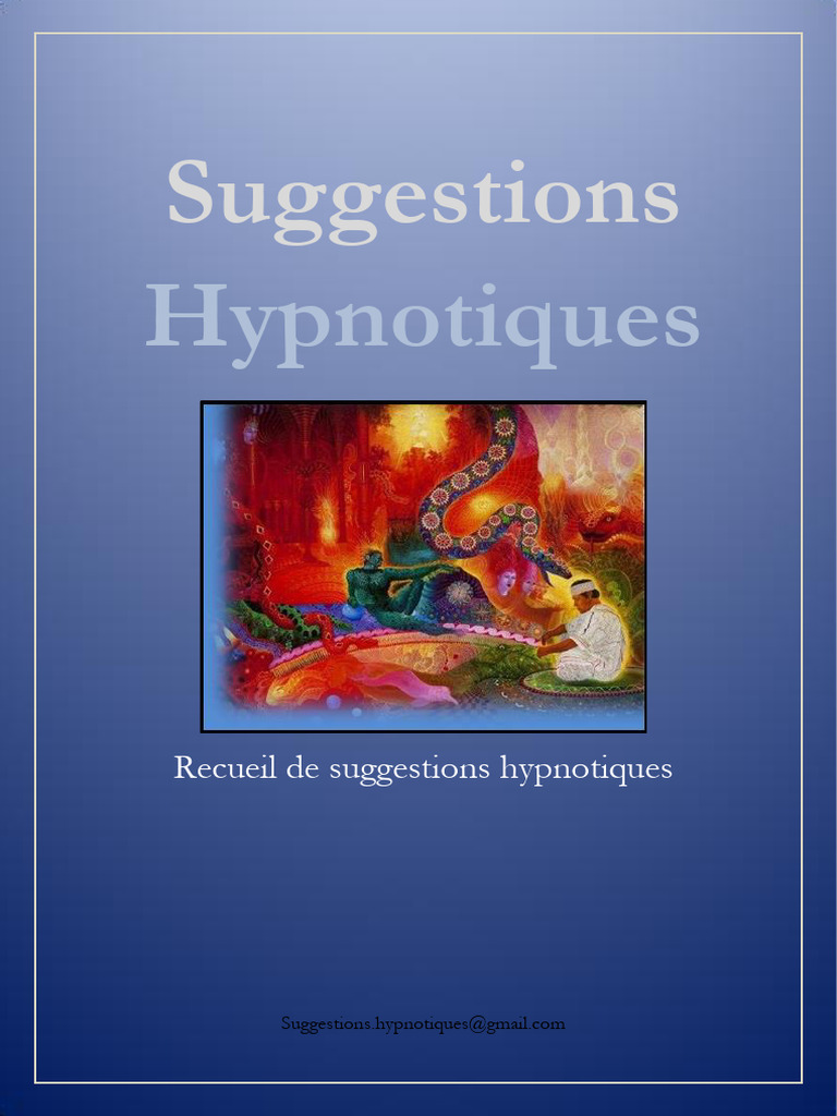 Recueil de Suggestions Hypnotiques 1 | PDF