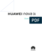 HUAWEI Nova 3i Mobile Phone User Guide - (EMUI8.2 - 01, EN, Normal)