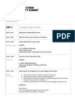 Agenda World Cyber Security Summit 14 - 15 Mar 2023 Jakarta