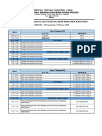 Jadwal MK, Gedung, K3