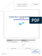 Certificado de Información P.baja