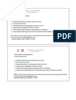 Documentos Necessarios