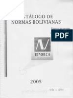 Catálogo de Normas Bolivianas