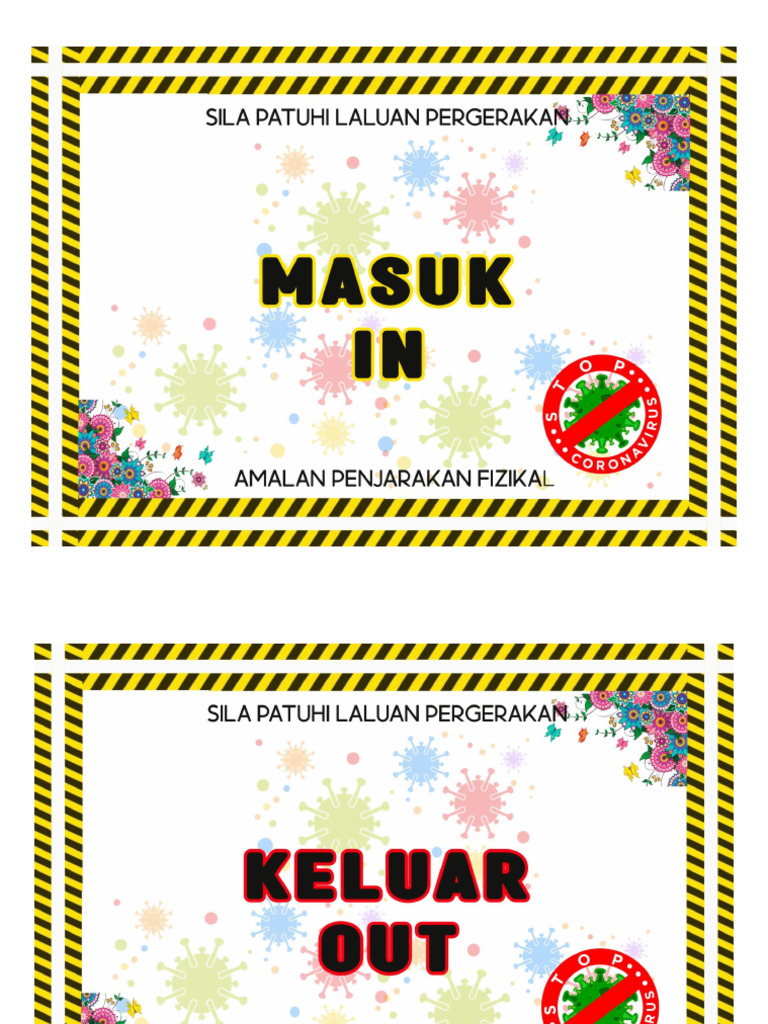 Label Masuk Keluar | PDF