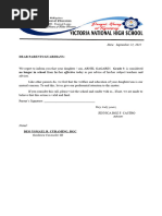 Student Dropout Form Template | PDF