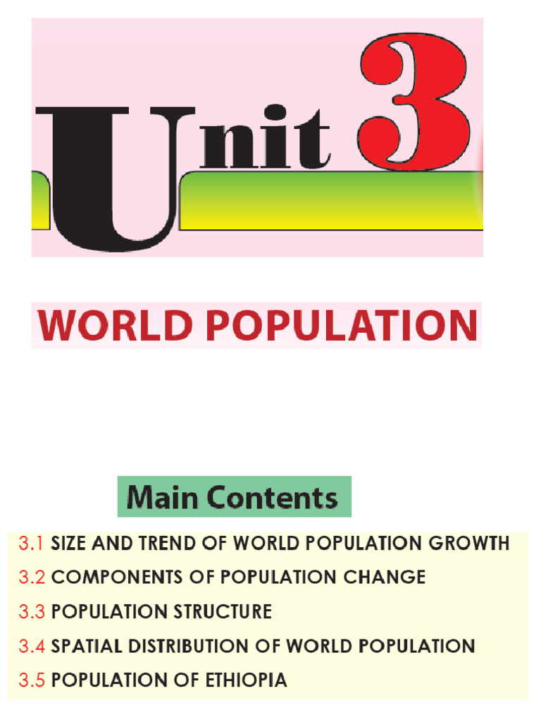 World Population Growth Trends Analysis | PDF | Total Fertility Rate ...
