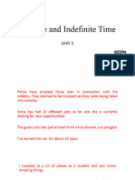 Definite and Indefinite Time