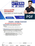 YT Session 5 Waste Water Engineering by Sandeep Jyani SSC JE 2023