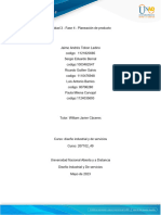 Unidad 3 - Fase 4 - Planeación de Producto