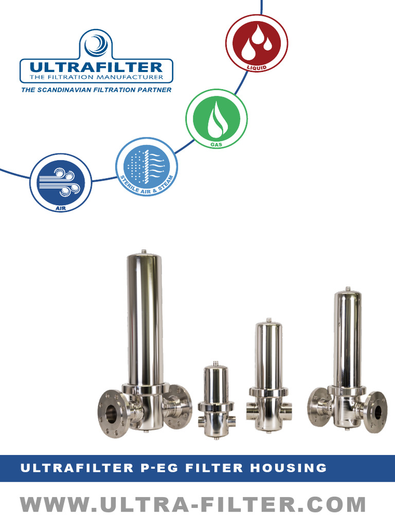 P-EG Stainless Steel Filter Housing Datasheet | PDF | Stainless Steel |  Chemistry
