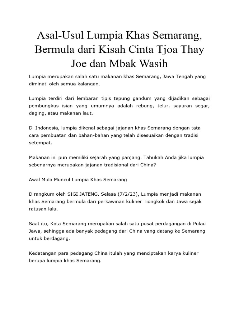 Asal usul lumpia pdf
